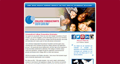 Desktop Screenshot of collegeconsultantsc.com